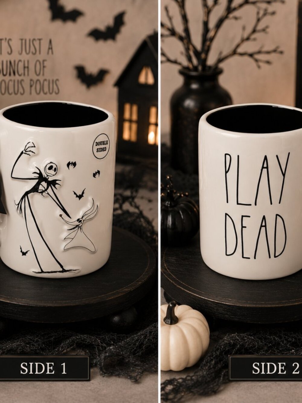 Rae Dunn Disney The Nightmare Before Christmas Mug NWT